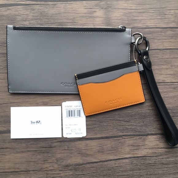 πΊHPπΊ NWT COACH Slg Trio In Colorblock!!! - Picture 9 of 10